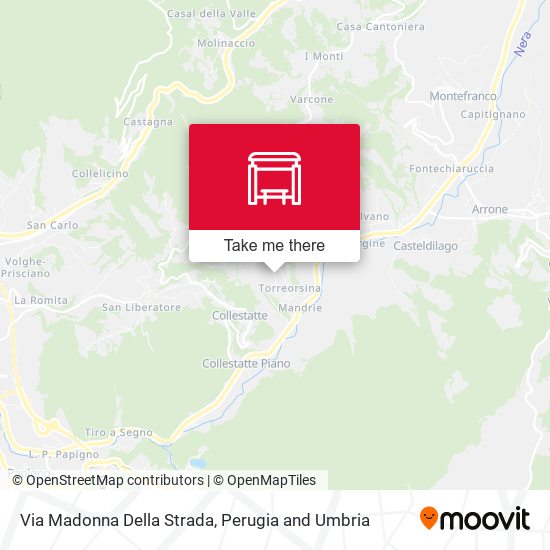 Via Madonna Della Strada map