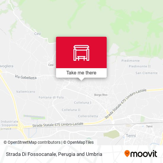 Strada Di Fossocanale map