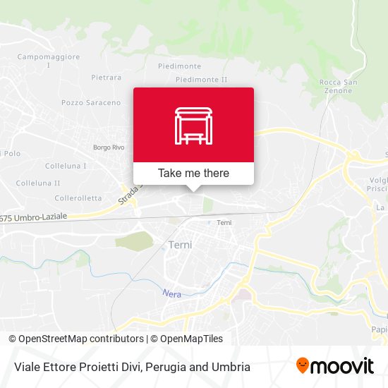 Viale Ettore Proietti Divi map