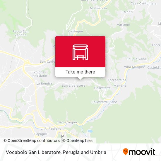 Vocabolo San Liberatore map