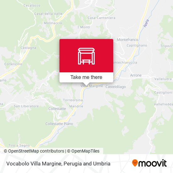 Vocabolo Villa Margine map