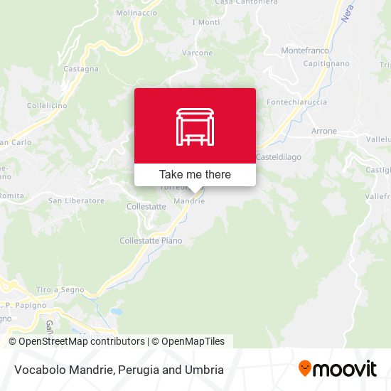 Vocabolo Mandrie map