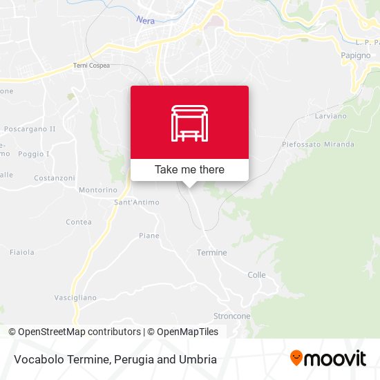Vocabolo Termine map