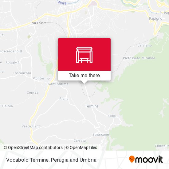 Vocabolo Termine map