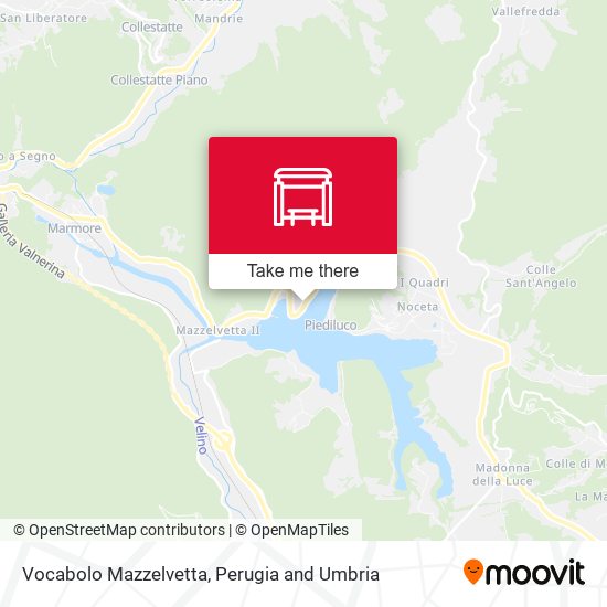 Vocabolo Mazzelvetta map