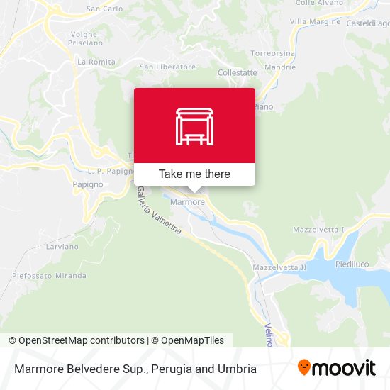 Marmore Belvedere Sup. map