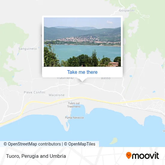 Tuoro map
