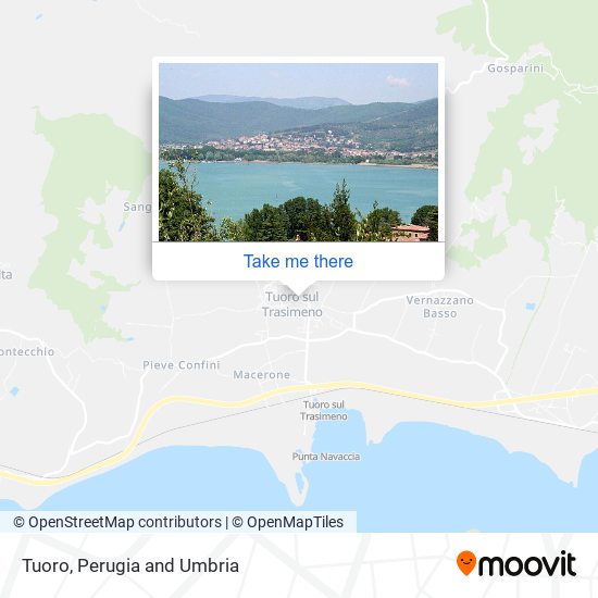 Tuoro map