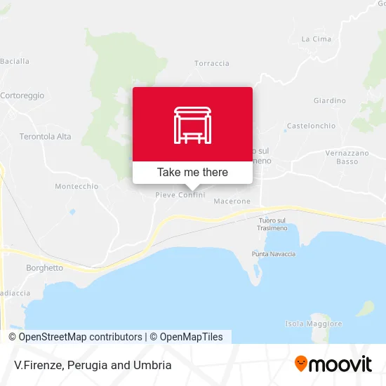 Via Firenze map