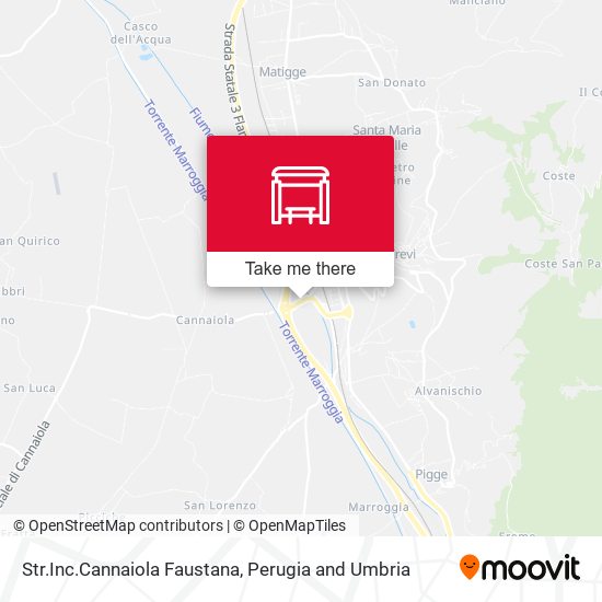 Str.Inc.Cannaiola Faustana map