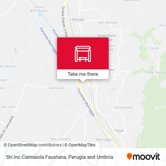 Str.Inc.Cannaiola Faustana map