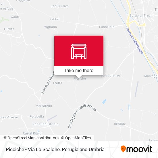 Picciche - Via Lo Scalone map