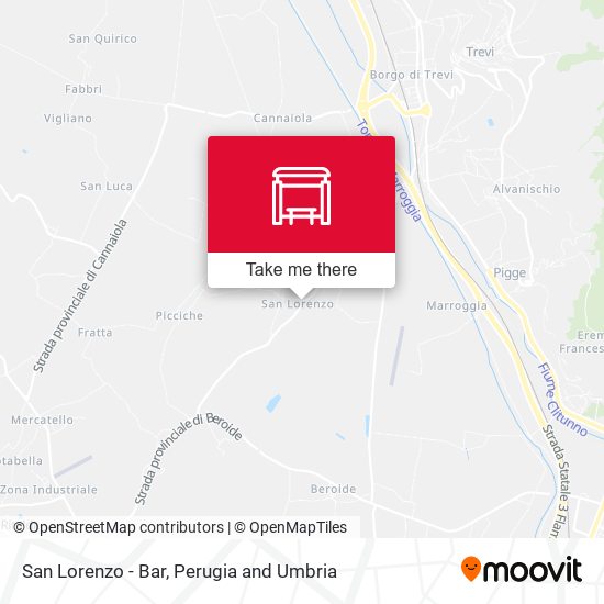San Lorenzo - Bar map