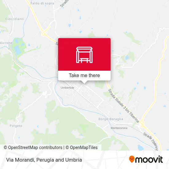 Via Morandi map