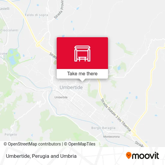 Umbertide map