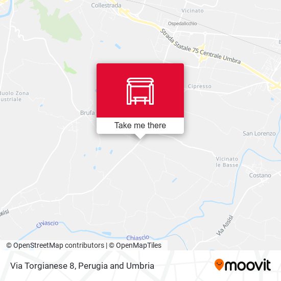 Via Torgianese 8 map