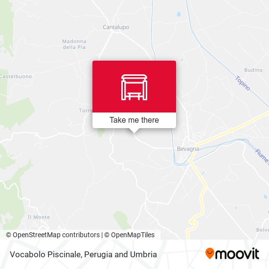 Vocabolo Piscinale map