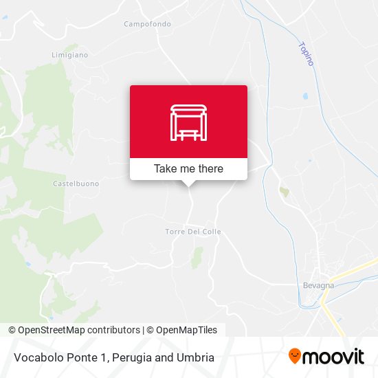 Vocabolo Ponte 1 map