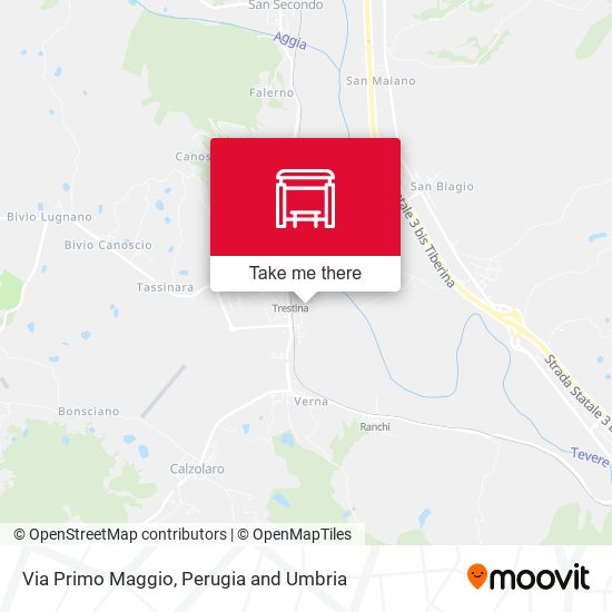 Via Primo Maggio map