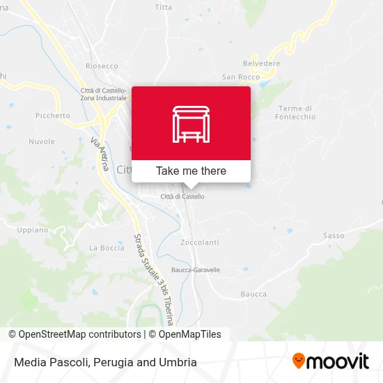 Media Pascoli map
