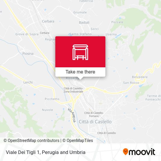 Viale Dei Tigli 1 map