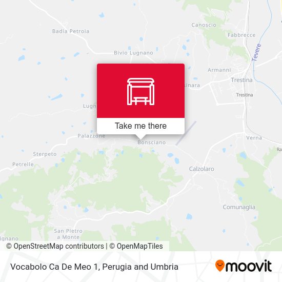 Vocabolo Ca De Meo 1 map