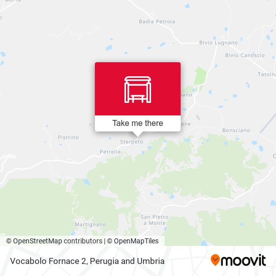 Vocabolo Fornace 2 map