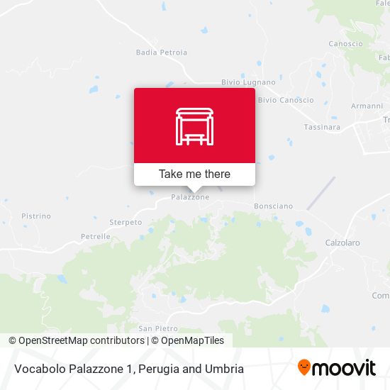 Vocabolo Palazzone 1 map