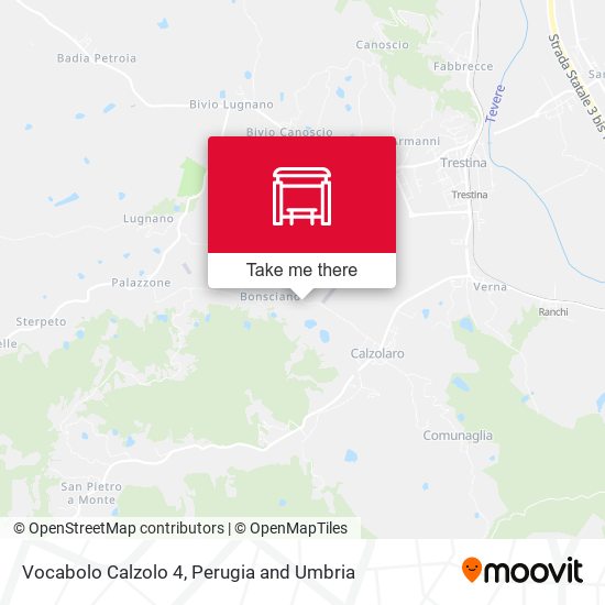 Vocabolo Calzolo 4 map