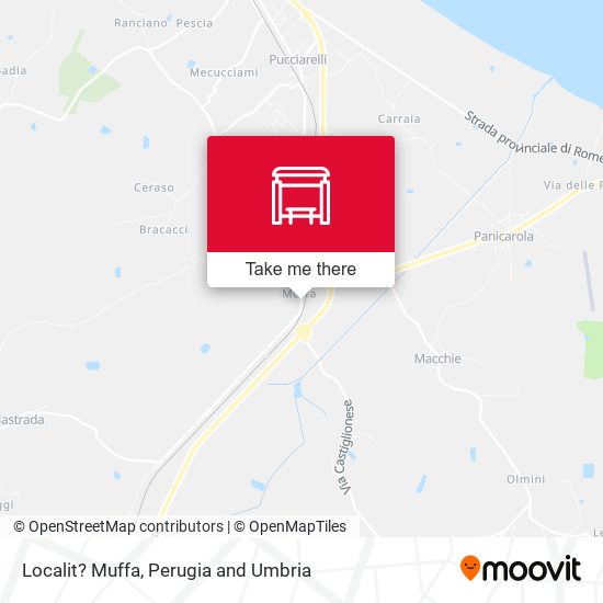 Localit? Muffa map