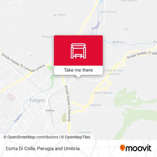 Corta Di Colle map