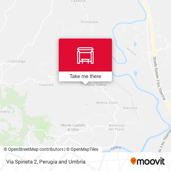 Via Spineta 2 map