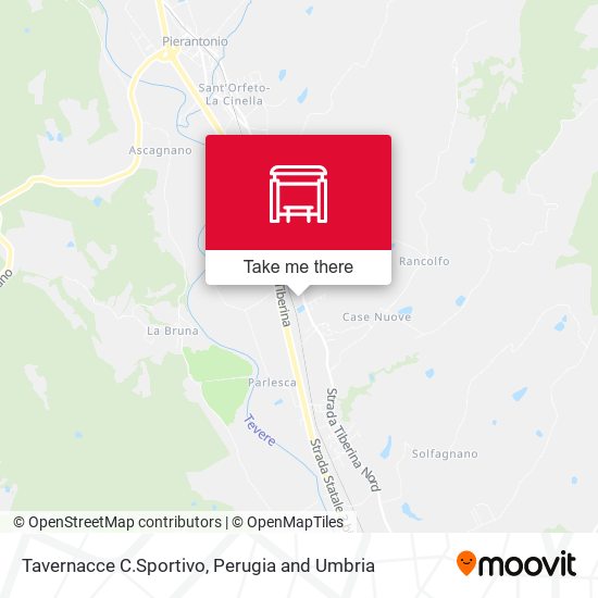 Tavernacce C.Sportivo map