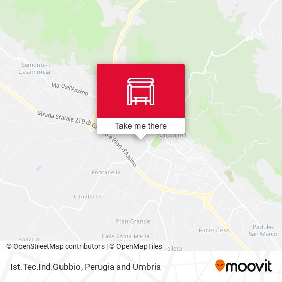 Ist.Tec.Ind.Gubbio map