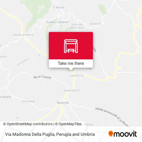 Via Madonna Della Puglia map