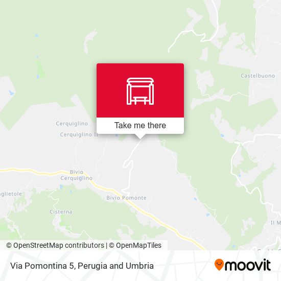Via Pomontina 5 map