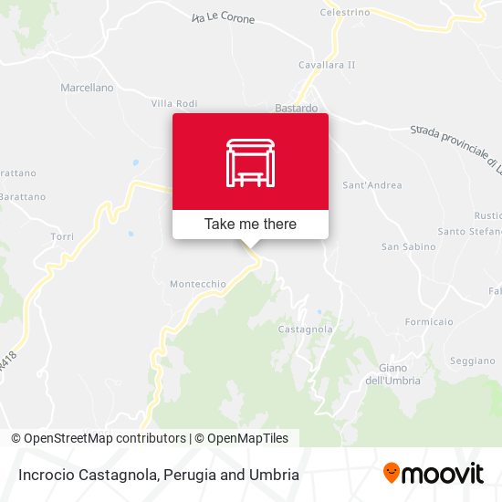 Incrocio Castagnola map