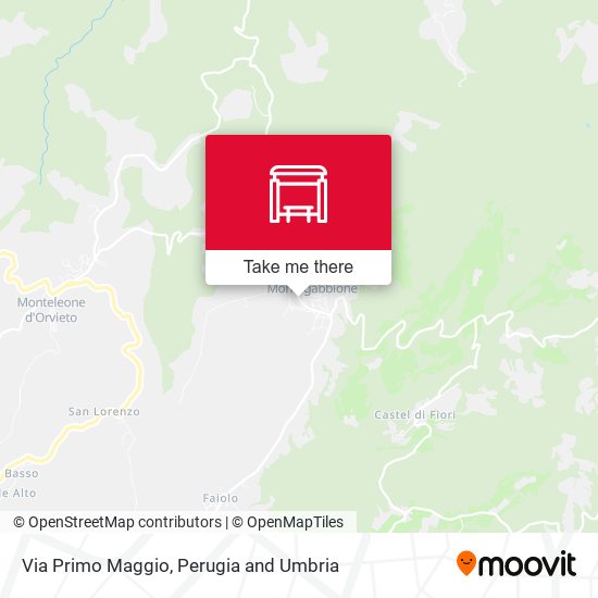 Via Primo Maggio map