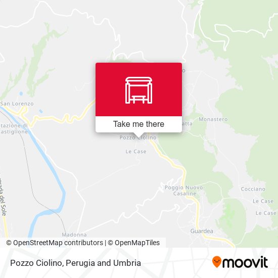 Pozzo Ciolino map