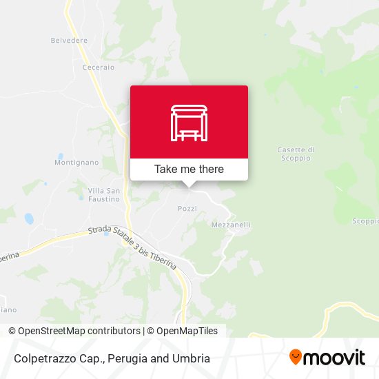 Colpetrazzo Cap. map