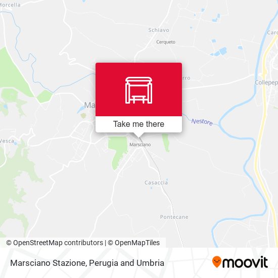 Marsciano Stazione map