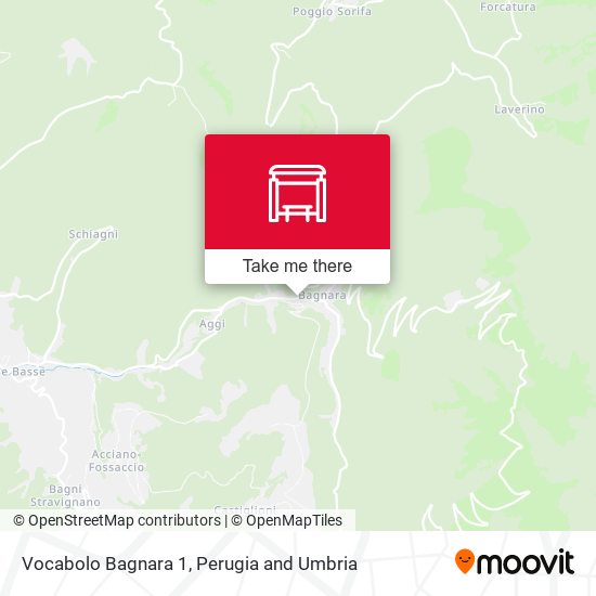 Vocabolo Bagnara 1 map