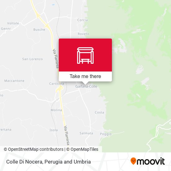 Colle Di Nocera map
