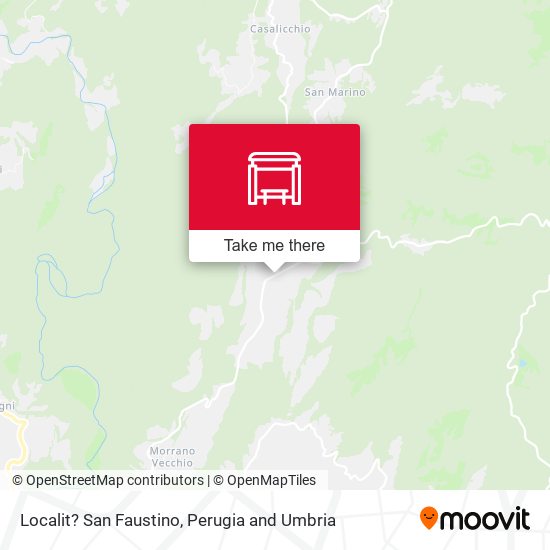 Localit? San Faustino map