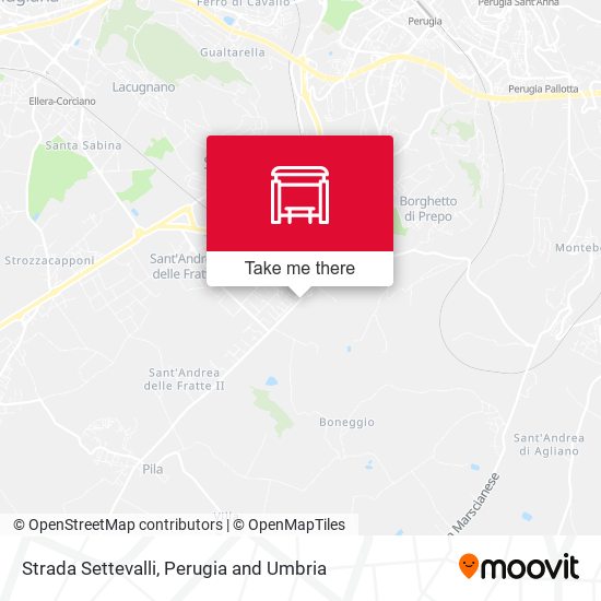 Strada Settevalli map