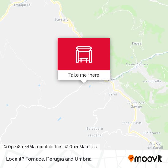 Localit? Fornace map