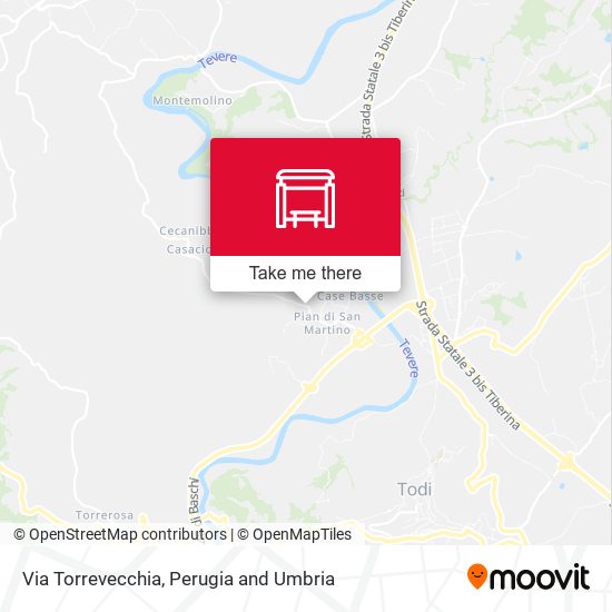 Via Torrevecchia map
