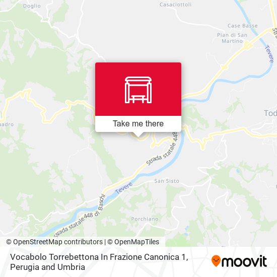 Vocabolo Torrebettona In Frazione Canonica 1 map