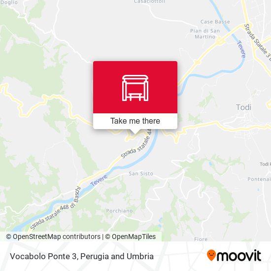 Vocabolo Ponte 3 map