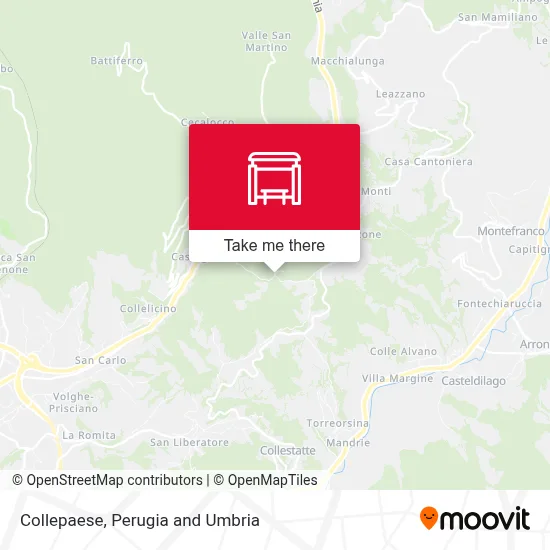 Collepaese map